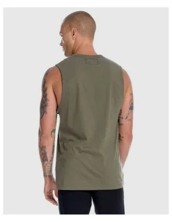 DVNT NYC Tank in Olive