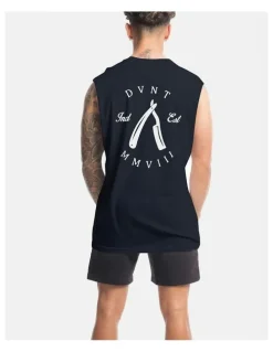 DVNT Rough Cuts Tank in ink