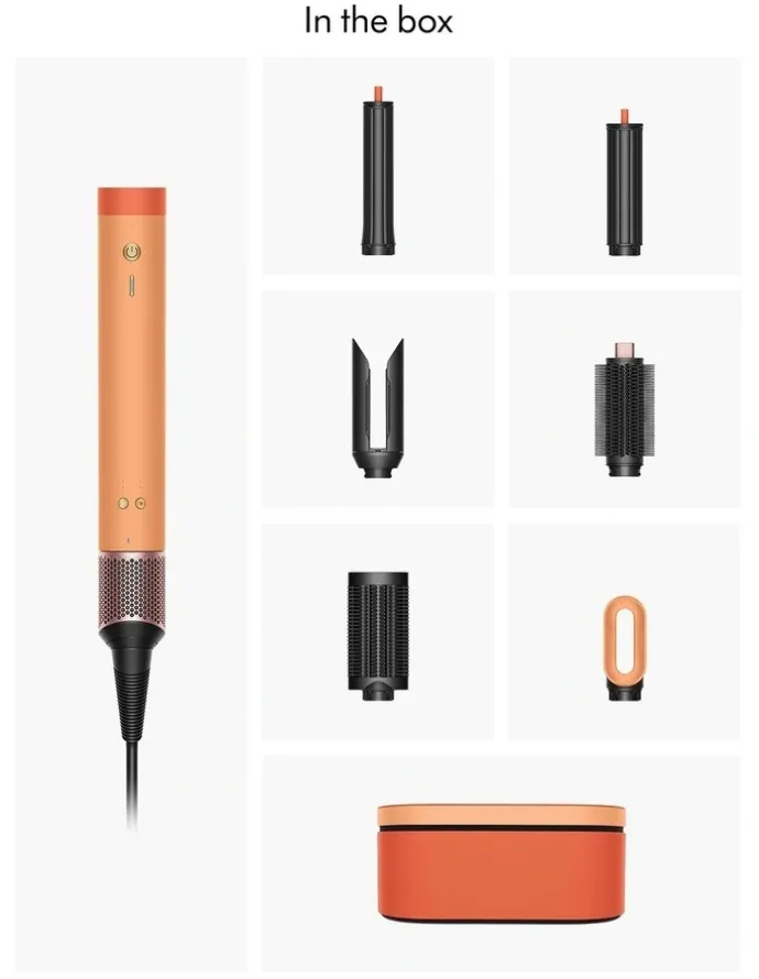 Dyson Airwrap Co-anda 2x Multi-Styler And Dryer in Amber Silk/Pink Champagne