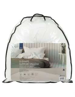 Easy Rest Cloud Support U-Shape Support Pillow in White