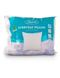 Easy Rest Everyday European Pillow in White