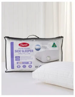 Easy Rest Microblend Side Sleeper Pillow in White