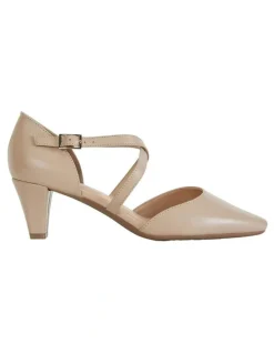 Easy Steps Addison Heeled Shoes in Nude Glove