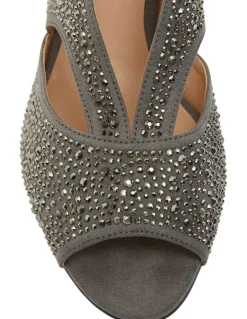 Easy Steps Angie Grey Fabric Sandal