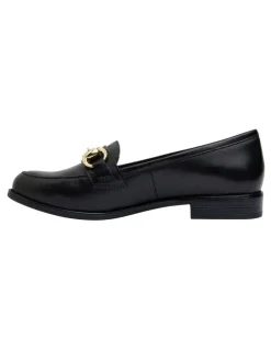 Easy Steps Gala Flat Shoes in Black Glove