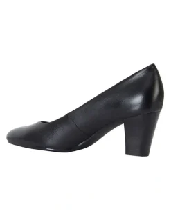 Easy Steps Marley Black Glove Heeled Shoes