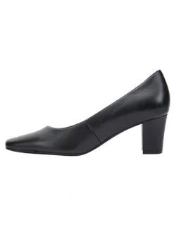 Easy Steps Nicole Black Glove Heeled Shoes