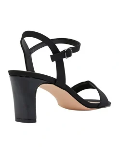 Easy Steps Unison Black Fabric Sandals