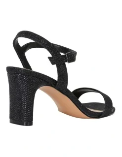 Easy Steps Unison Black Shimmer Sandals