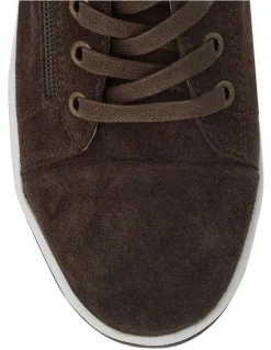 Easy Steps Whisper Sneakers in Chocolate Suede