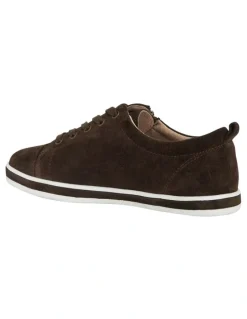 Easy Steps Whisper Sneakers in Chocolate Suede