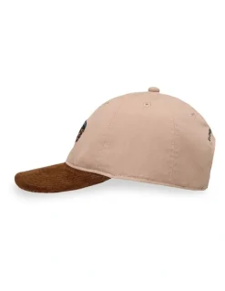 Element Split Paint Low Snapback Cap in Brown