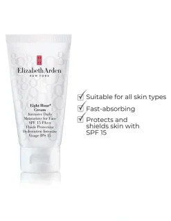 Elizabeth Arden Eight Hour Cream Intensive Daily Moisturizer For Face SPF15