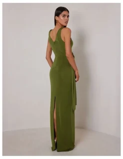Elle Zeitoune Kenji Dress in Olive