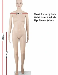 Embellir Mannequin Full Body With Head Dummy Model Display