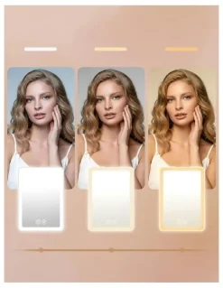 Embellir Portable Makeup Mirror with Lights 10x in Magnifier White