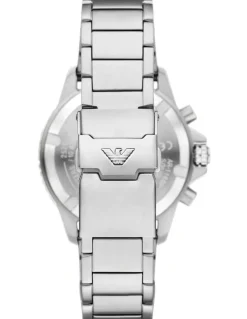 Emporio Armani AR11739 World Explorer Chronograph Watch in Silver