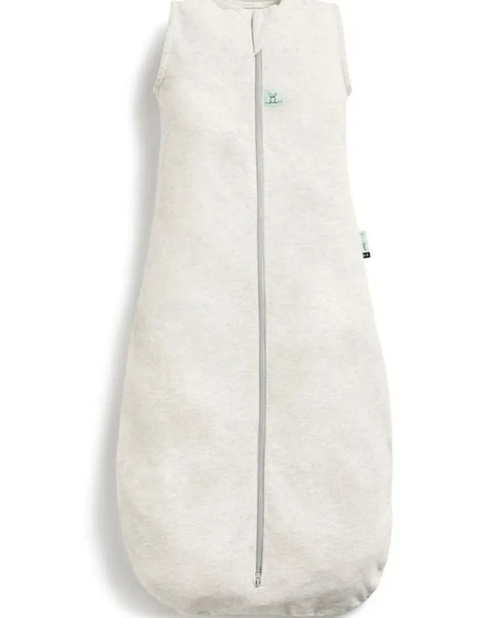 ergoPouch ErgoPouch Jersey Sleeping Bag Baby Organic Cotton TOG 0.2 Size 3-12m Grey Marle