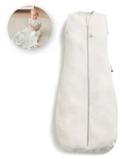 ergoPouch ErgoPouch Jersey Sleeping Bag Baby Organic Cotton TOG 0.2 Size 3-12m Grey Marle