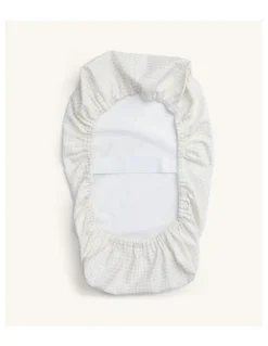 ergoPouch 2-in-1 Waterproof Fitted Sheet in Caramel Grid