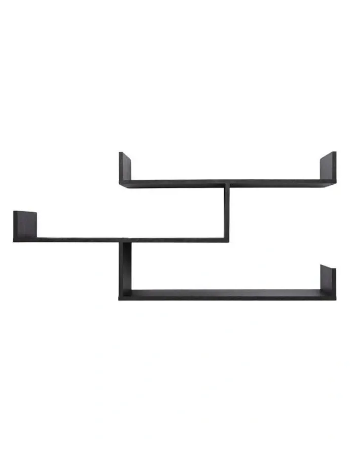 European Cabinetry Zurich Multi Level Decorative Display Shelf Kit Nordic Ash