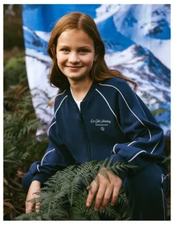 Eve Girl Aspen Bomber Jacket (8 - 16 Years) in Navy