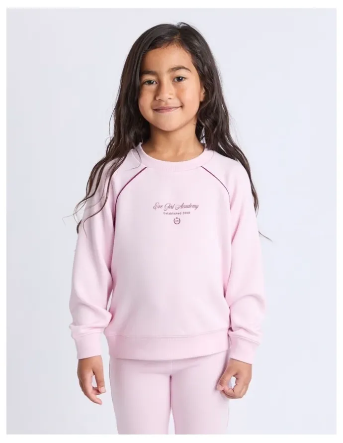 Eve Girl Aspen Crew (3 - 7 Years) in Pale Pink