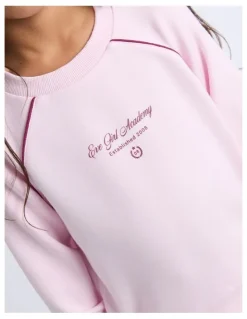 Eve Girl Aspen Crew (3 - 7 Years) in Pale Pink