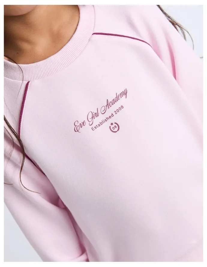 Eve Girl Aspen Crew (3 - 7 Years) in Pale Pink