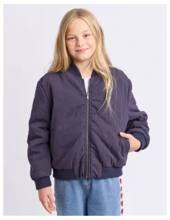 Eve Girl Ayda Bomber (8 - 16 Years) in Navy