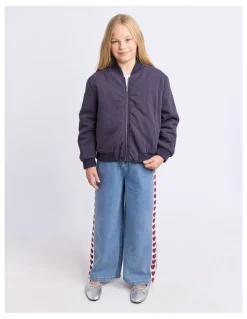 Eve Girl Ayda Bomber (8 - 16 Years) in Navy