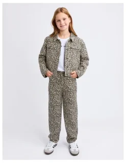 Eve Girl Briony Leopard Jacket (8 - 16 Years) in Print