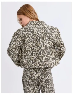 Eve Girl Briony Leopard Jacket (8 - 16 Years) in Print