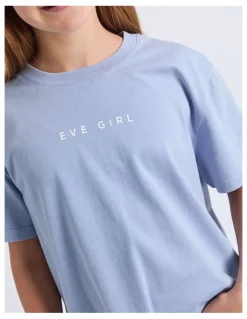Eve Girl Core Tee Top (8 - 16 Years) in Cornflower