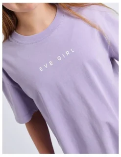 Eve Girl Core Tee Top (8 - 16 Years) in Lilac