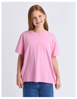 Eve Girl Core Tee Top (8 - 16 Years) in Pink