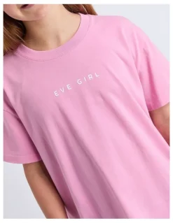 Eve Girl Core Tee Top (8 - 16 Years) in Pink