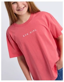 Eve Girl Core Tee Top (8 - 16 Years) in Red