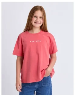 Eve Girl Core Tee Top (8 - 16 Years) in Red