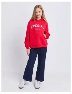 Eve Girl Performance Hoodie (8-16 Years) in Red