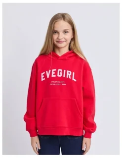 Eve Girl Performance Hoodie (8-16 Years) in Red