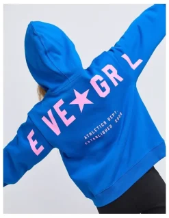 Eve Girl Performance Hoodie (8-16 Years) in Blue
