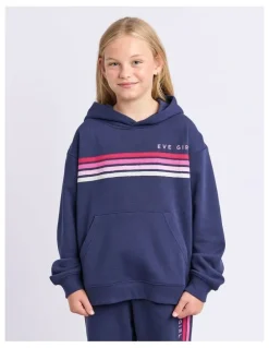 Eve Girl Retro Hoodie (8-16 Years) in Navy