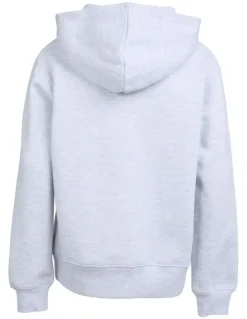Eve Girl Retro Hoodie (8-16 Years) in Grey Marle