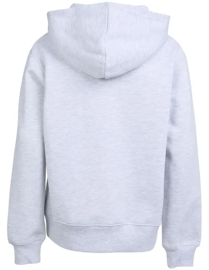 Eve Girl Retro Hoodie (8-16 Years) in Grey Marle