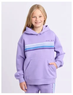 Eve Girl Retro Hoodie (8-16 Years) in Purple