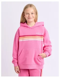 Eve Girl Retro Hoodie (8-16 Years) in Pink