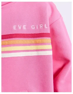 Eve Girl Retro Hoodie (8-16 Years) in Pink