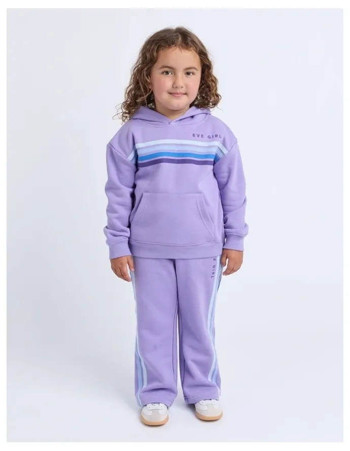 Eve Girl Retro Hoodie (3-7 Years) in Purple