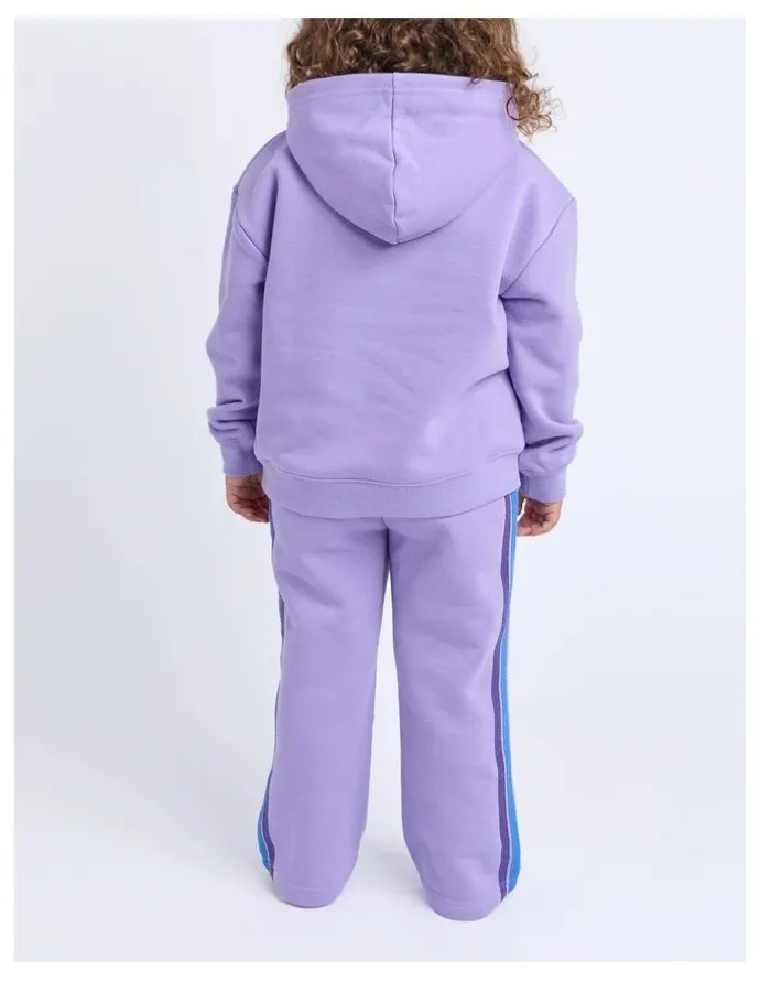 Eve Girl Retro Hoodie (3-7 Years) in Purple